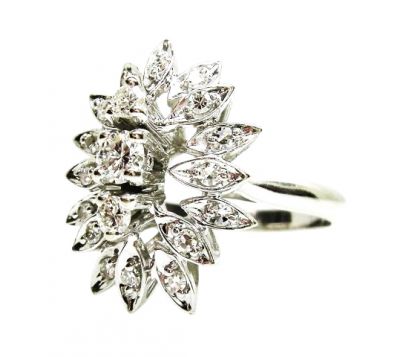 Diamond Cluster Ring
