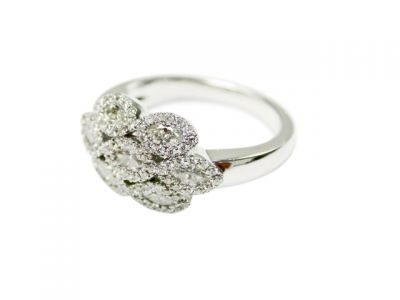 Diamond Cluster Ring