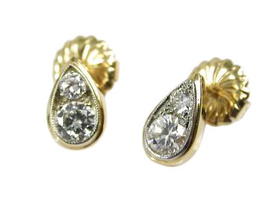 Diamond Teardrop Earrings