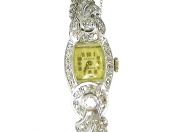 Louvic Vintage 17 Jewels Diamond Wristwatch