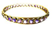Edwardian Amethyst Bangle