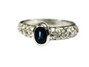 Edwardian Inspired Sapphire and Diamond Ring