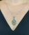 Vintage .79ct Emerald and Diamond 18kt Pendant