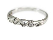 Floral Diamond Band