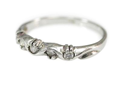 Floral Diamond Band