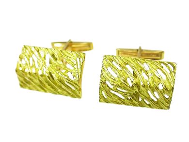 Gold Nugget Cufflinks