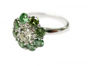 Modern Diamond Cluster Ring