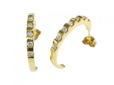 Half Hoop Earrings