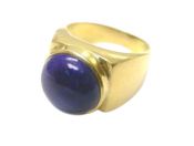 Cabochon Lapis Ring