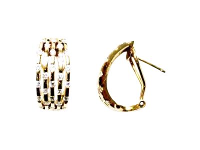 Modern Diamond Earrings