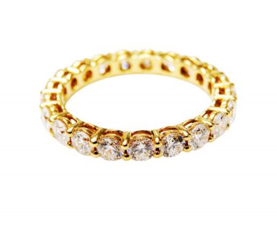 Modern Diamond Eternity Band
