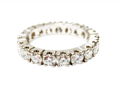 Modern Diamond Eternity Band