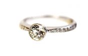 Modern Diamond Engagement Ring