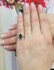 Modern 2.37ct Sapphire and Diamond 18kt Engagement  Ring