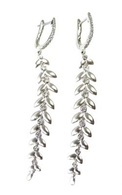 Modern Diamond Drop Earrings