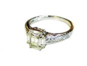 Modern Diamond Engagement Ring