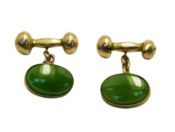 Nephrite Jade Cufflinks