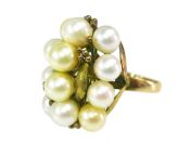 Pearl Cluster Ring
