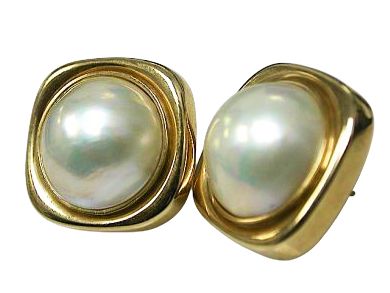 Mabe Pearl Earrings