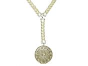 Vintage Pearl and Diamond Necklace