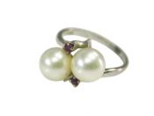 Pearl and Ruby Ring