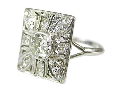 Platinum Diamond Ring