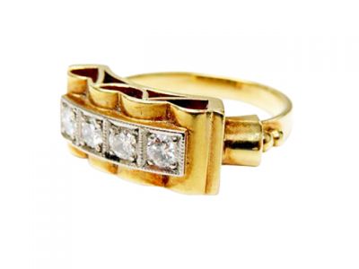 Retro Diamond Ring