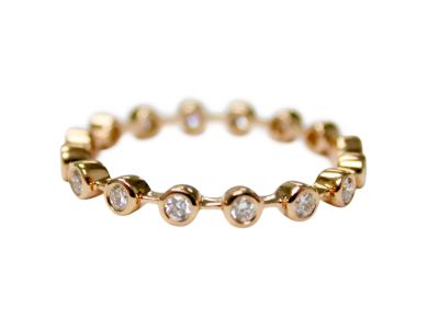 Rose Gold Eternity Band