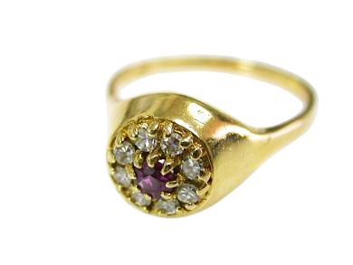 Ruby and Diamond Ring