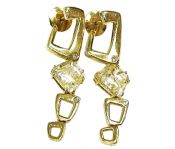 Rutilated Quartz Earrings