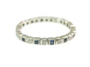 Sapphire and Diamond Band
