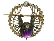 Scarab Brooch