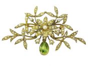 Seed Pearl Brooch