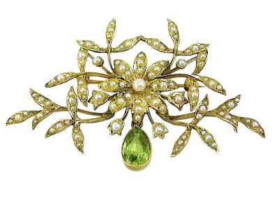 Seed Pearl Brooch