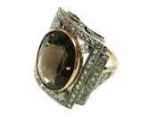 Vintage Smoky Quartz Ring