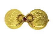 Vintage Sovereign Brooch