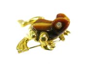 Tigere Eye Brooch