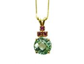 Blue Tourmaline Pendant