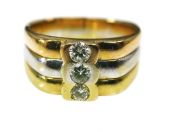 Tricolour Gold Ring