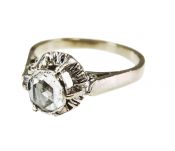Victorian Diamond Solitaire Ring