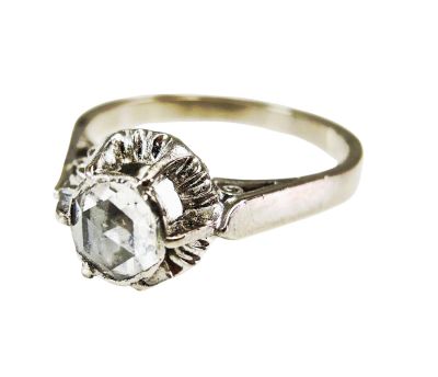 Victorian Diamond Solitaire Ring