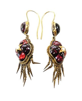 Victorian Garnet Earrings