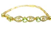 Victorian Peridot Bracelet
