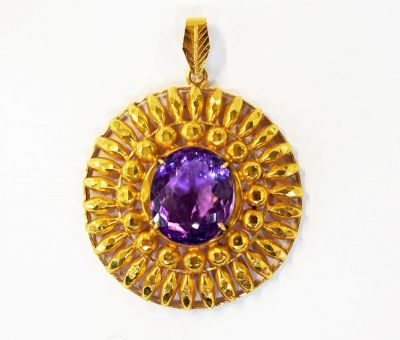 Vintage Amethyst Pendant