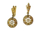 Vintage Diamond Drop Earrings