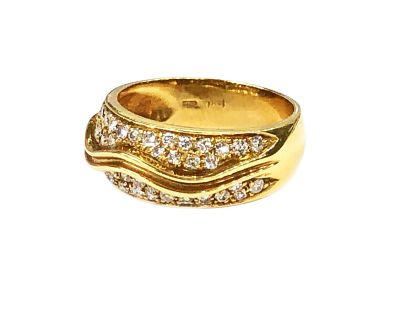 Vintage .55ct Diamond 18kt Ring