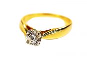 Vintage Diamond Solitaire Ring