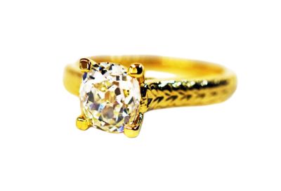 Vintage Diamond Solitaire Ring