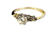 Vintage Diamond Solitaire Ring