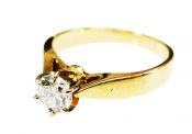 Vintage Diamond Solitaire Ring